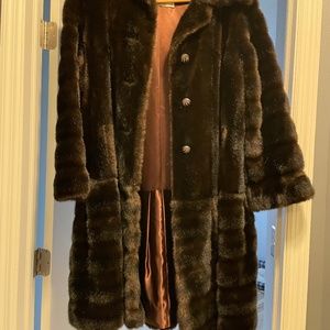 Vintage faux fur coat